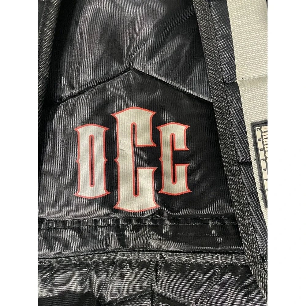 Orange County Choppers Backpack Black Red OCC Motorcycle Biker Gear Travel Bag